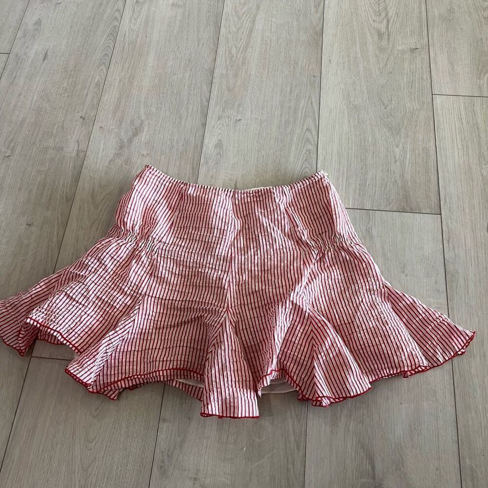 Twinkle by wenlan women striped skirt size 8